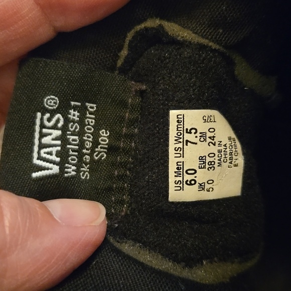 Vans Off The Wall Metallic Unisex Men’s 6 Women’s 7.5 Hi Top Athletic Shoes - Picture 8 of 8